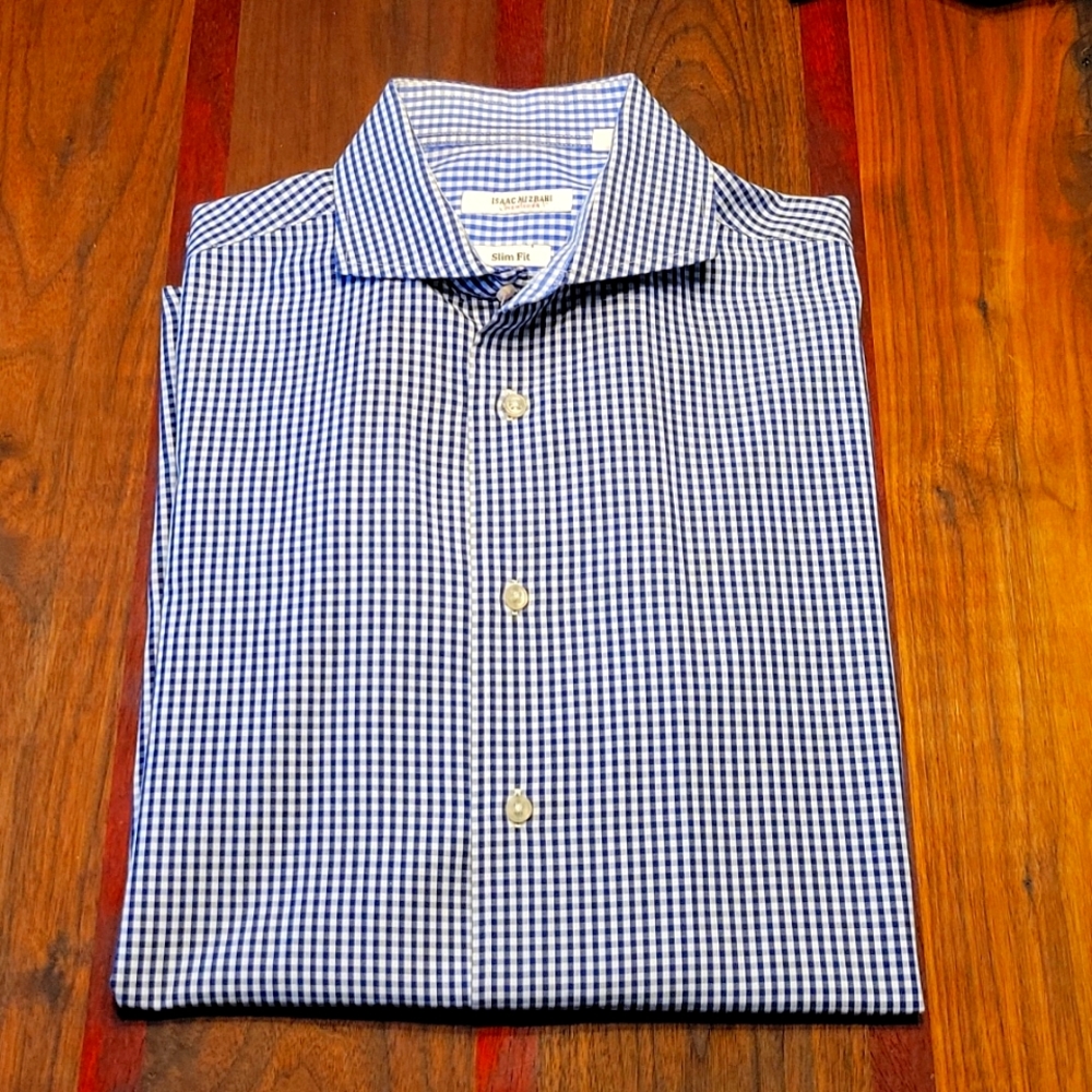 Isaac Mizrahi Men's Dress Shirt